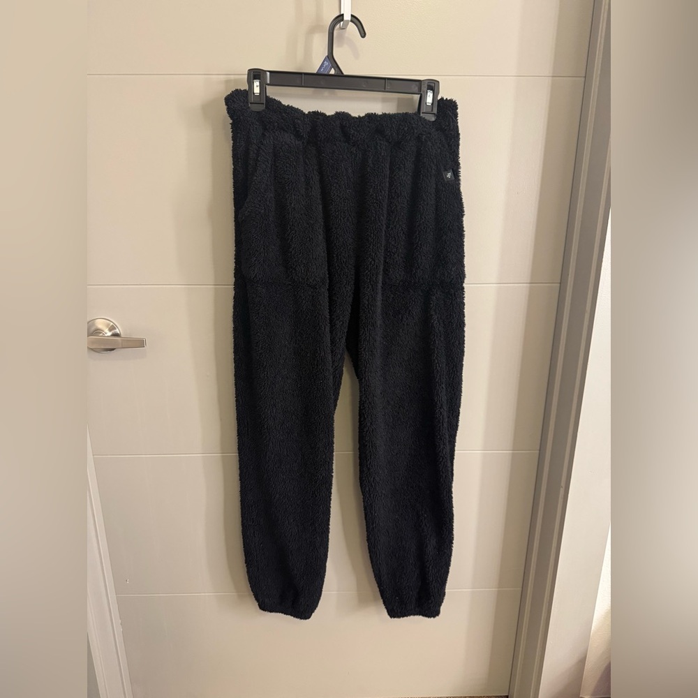 Inaka Power Cozy Black Fleece Sweatpants